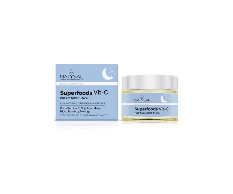 Mascarilla de noche con Vitamina C 50 ml de crema Natysal