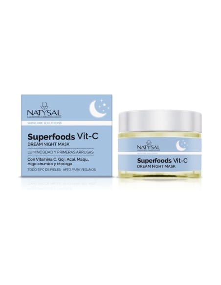 Mascarilla de noche con Vitamina C 50 ml de crema Natysal