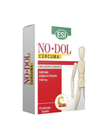 No dol curcuma 10 cápsulas de 800mg ESI - TREPAT DIET