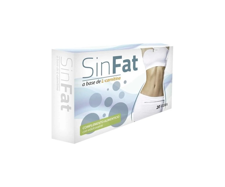 Sinfat quemador de grasas 20 viales de 10ml (Piña) Saludalkalina