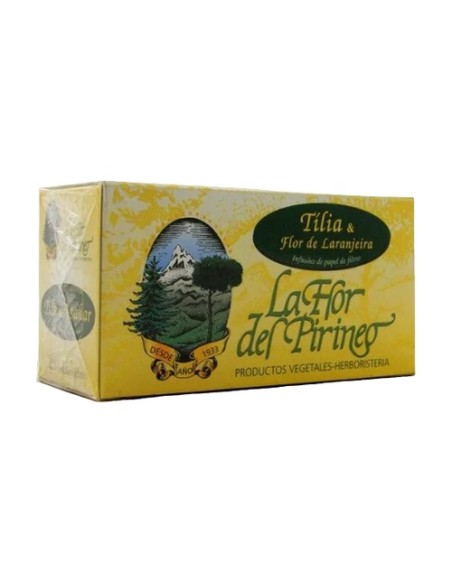 Tila-azahar 25 bolsitas infusoras Flor Pirineo