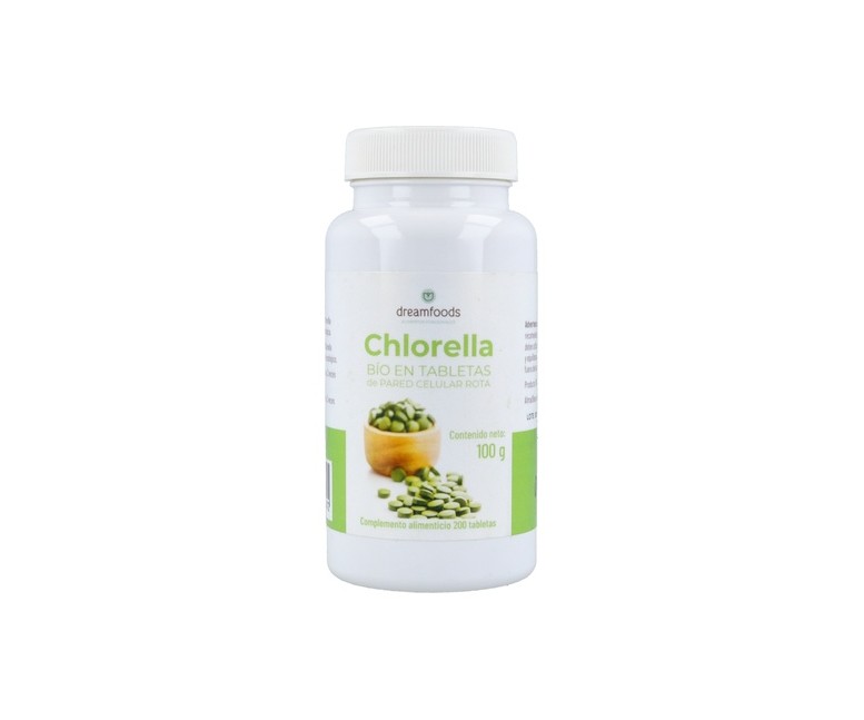 Alga chlorella Bio 200 tabletas Dream Foods