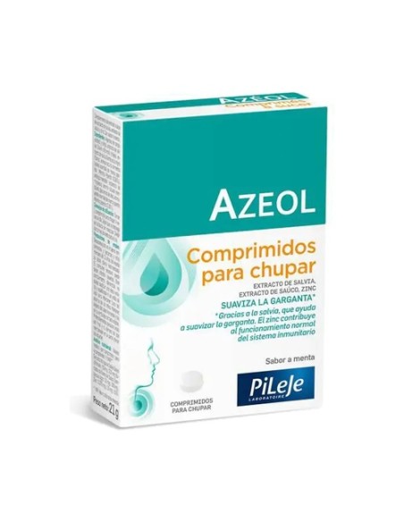 Azeol garganta 30 comprimidos masticables Pileje