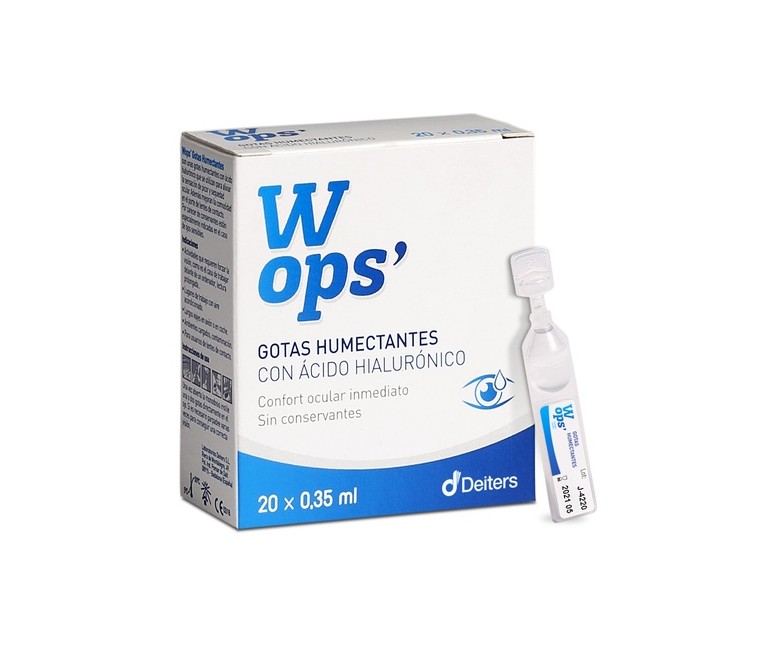 Wops Gotas Humectantes 20 ampollas de 0.35ml Deiters