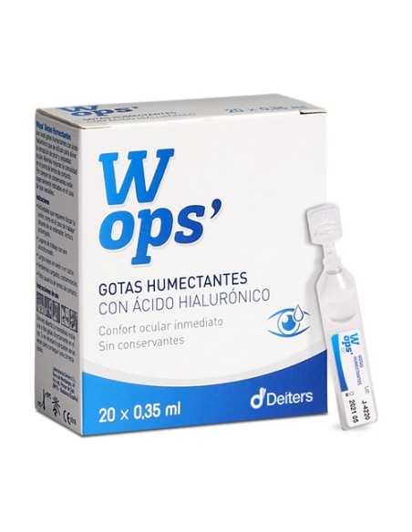 Wops Gotas Humectantes 20 ampollas de 0.35ml Deiters