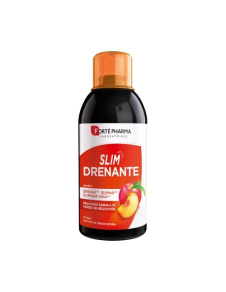Slim drenante melocotón 500 ml Forté Pharma