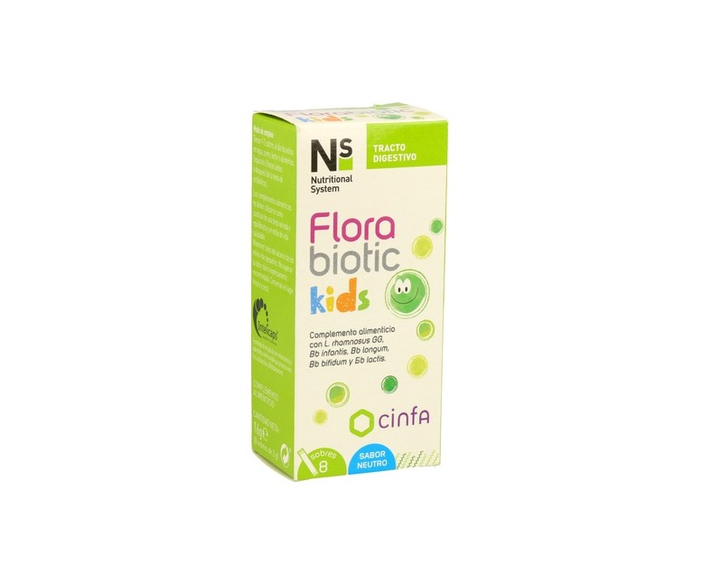 Flora Biotic Kids 8 sobres Nutritional System