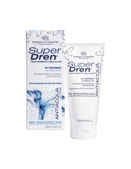 Gel Anticelulítico, Circulatorio, Drenante 200 ml de gel Bottega di Lungavita