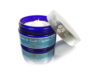 Crema de manteca de karité orgánica rosas