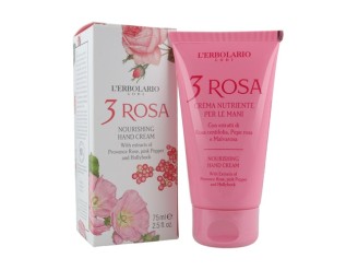 3 Crema de Manos Nutritiva Rosa