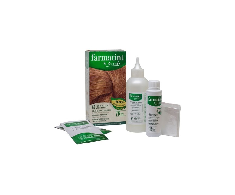 Gel Farmatint 7R (color Rubio Cobrizo) 135 ml Farmatint