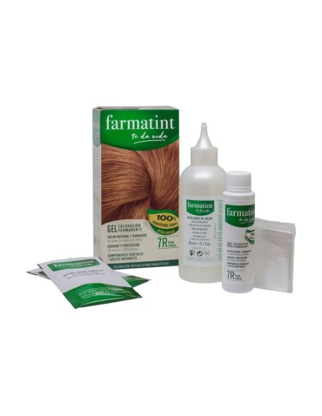 Gel Farmatint 7R (color Rubio Cobrizo) 135 ml Farmatint
