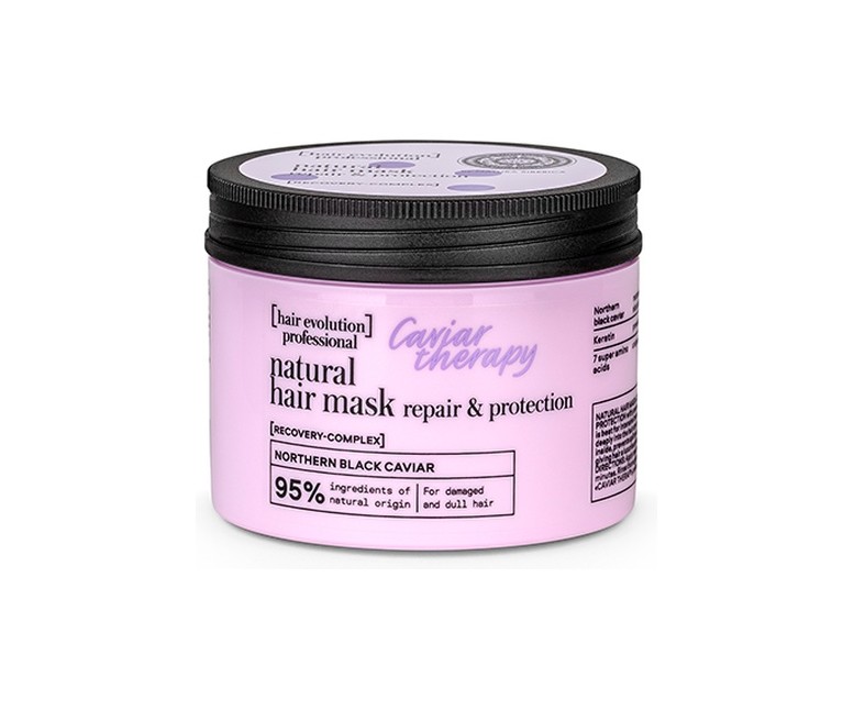 Mascarilla capilar natural terapia de caviar reparación y protección 150 ml de crema Natura Siberica