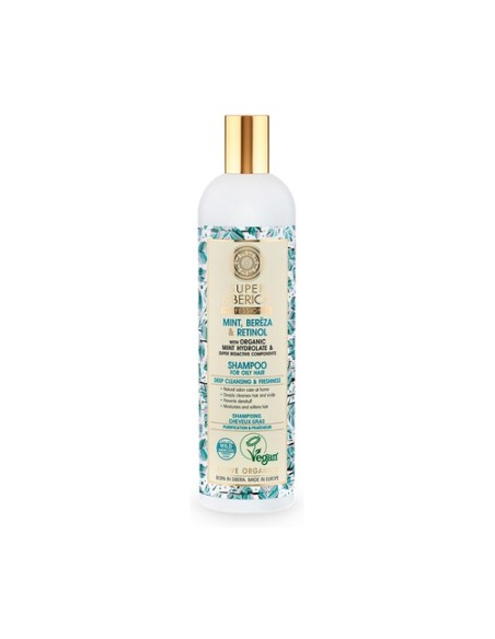 Champú menta para cabello graso 400 ml Natura Siberica