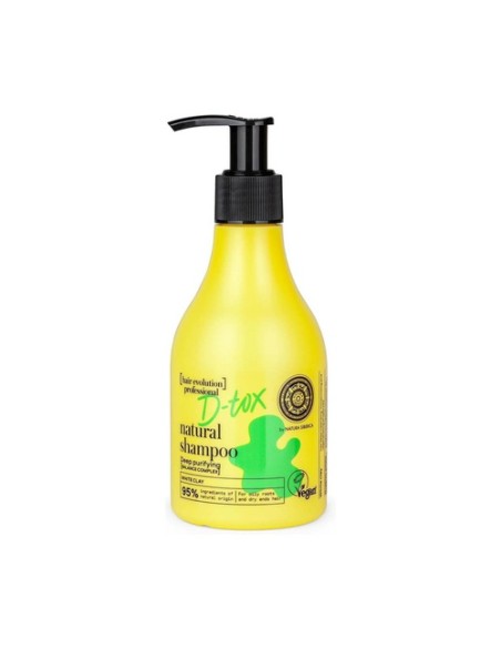 Champú natural de arcilla blanca detox limpieza profunda 245 ml Natura Siberica