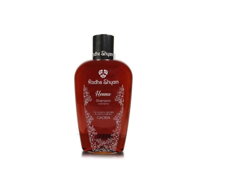 Champú henna color caoba 400 ml Radhe Shyam