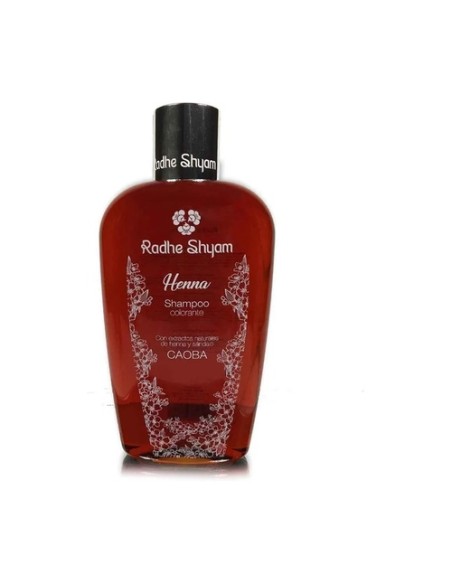 Champú henna color caoba 400 ml Radhe Shyam