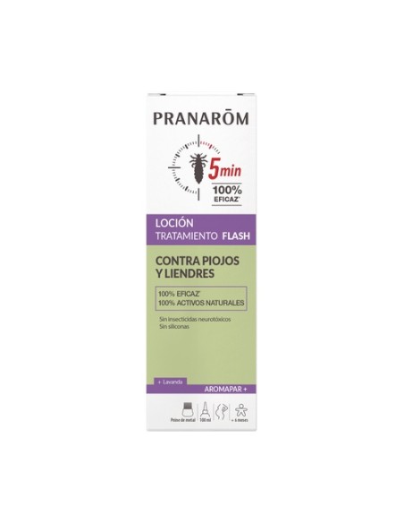 Loción tratamiento flash piojos y liendres 100 ml Pranarom
