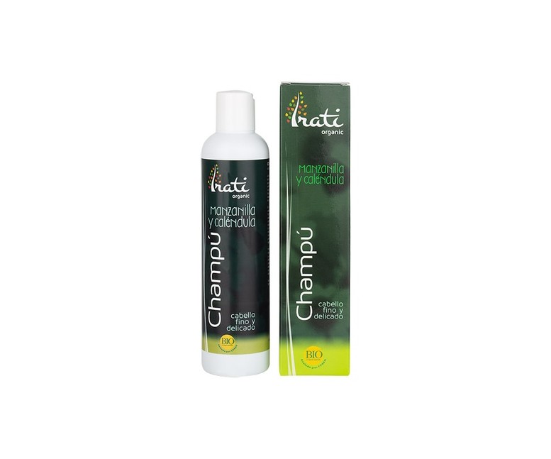 Champú Cabello Fino y Delicado (Manzanilla y Caléndula) Bio 250 ml Irati Organic