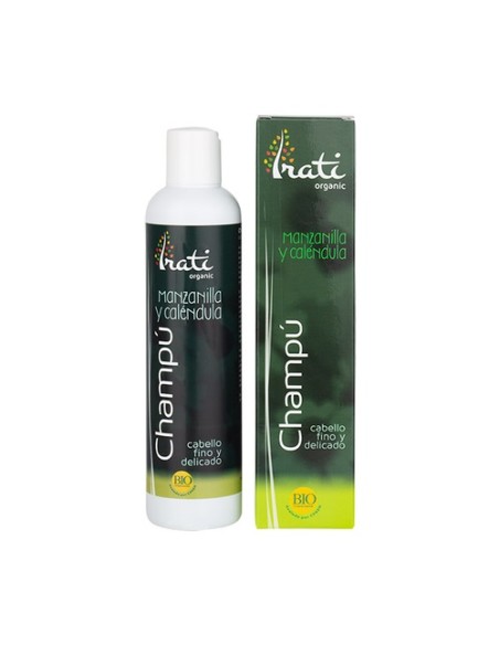 Champú Cabello Fino y Delicado (Manzanilla y Caléndula) Bio 250 ml Irati Organic