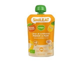 Pouch de leche de almendras, mango y piña Bio 9m+