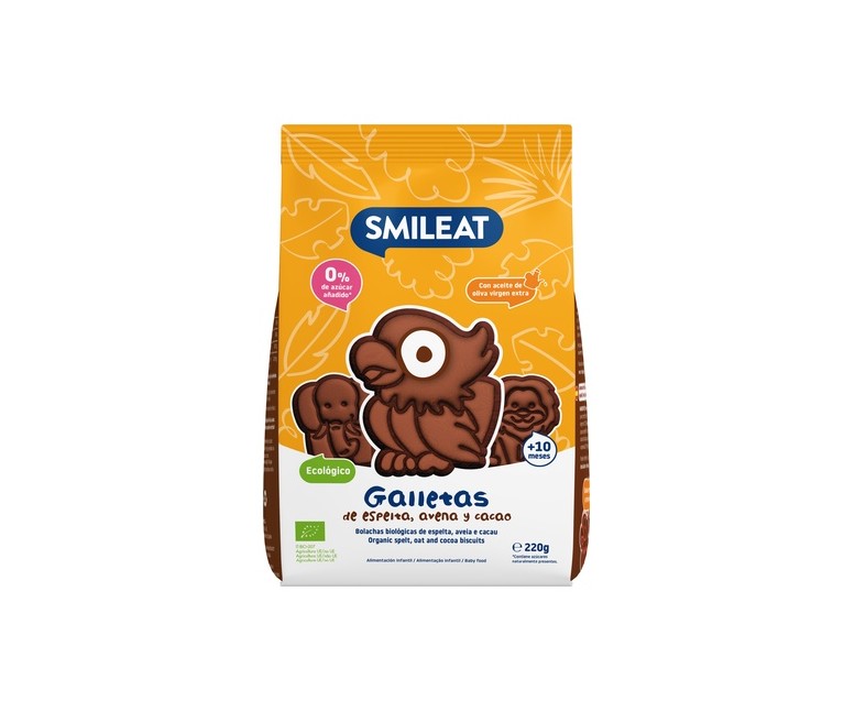 Galleta cacao Eco 125 g (Cacao) Smileat