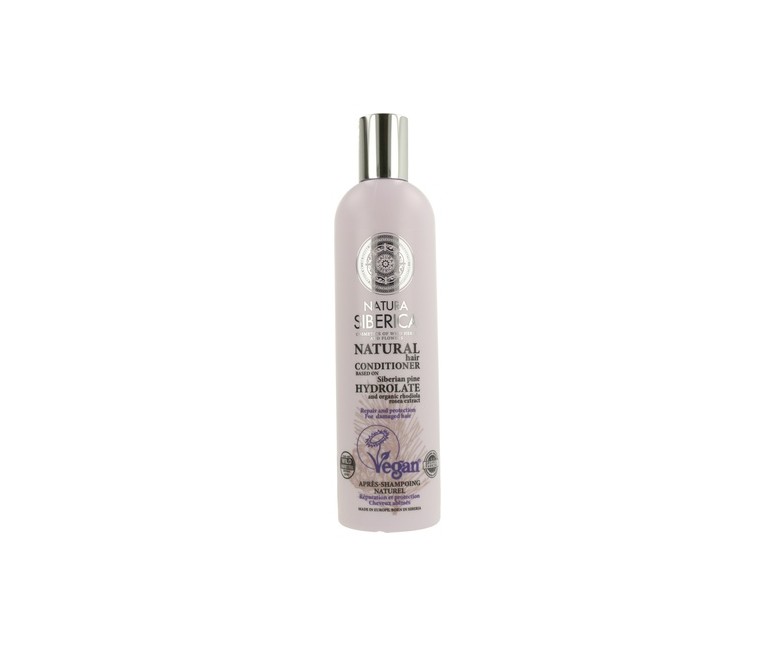 Bálsamo Acondicionador Reparador Capilar de Hidrolato de Pino Siberiano y
Extracto de Rodiola 400 ml Natura Siberica