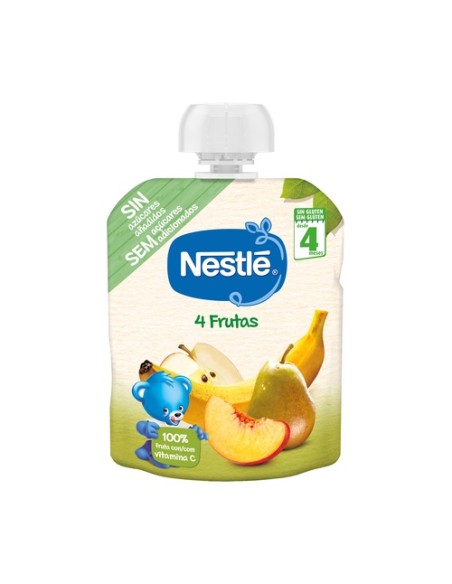 Puré 4 frutas 90 g (Frutas) Nestlé Bebé