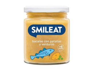 Tarrito de verduras Eco con bacalao +6m