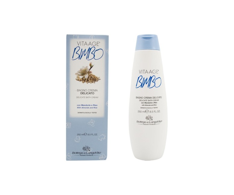 Higiene Suave, Cabello y Piel Bebé 250 ml de crema Bottega di Lungavita