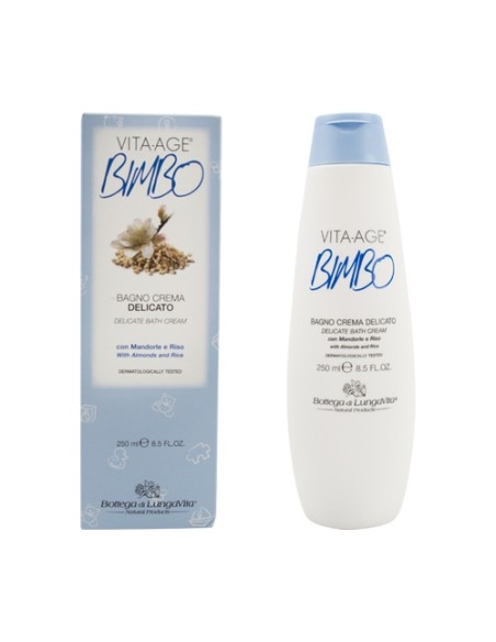 Higiene Suave, Cabello y Piel Bebé 250 ml de crema Bottega di Lungavita