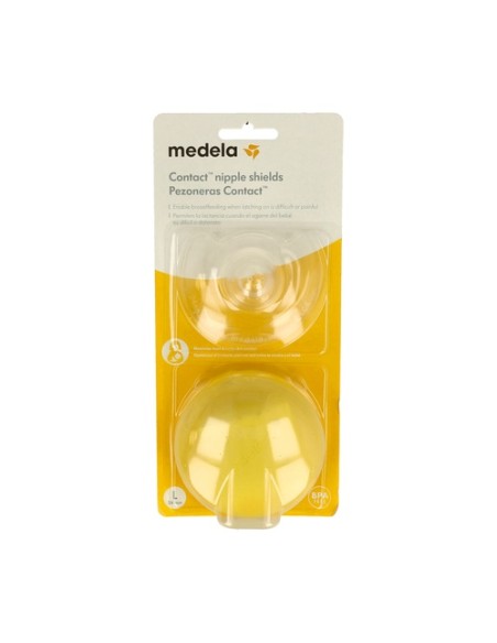 Pezoneras Contact talla L 2 unidades Medela