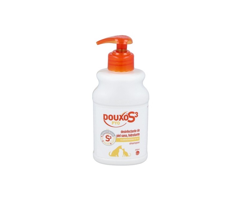 Douxo S3 pyo champú mascotas desinfectante-hidratante 200 ml Ceva