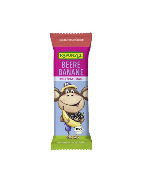 Barrita infantil avena, bayas y plátano 23 g (Frutos rojos - Plátano) Rapunzel