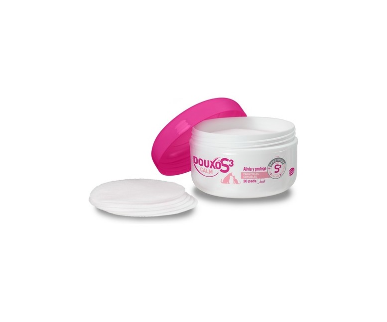 Douxo S3 calm pads (regeneración piel perros y gatos) 30 unidades Ceva