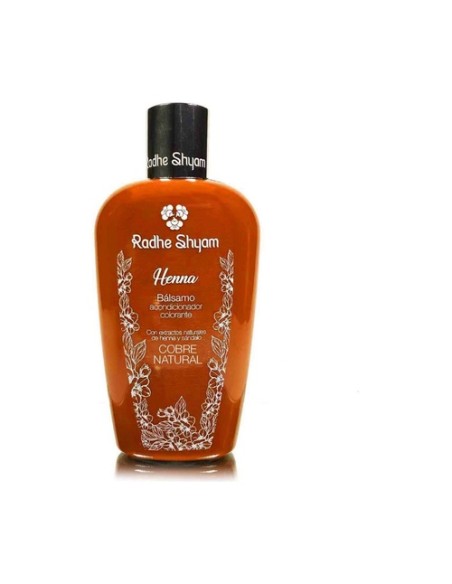 Bálsamo acondicionador henna color cobre 400 ml Radhe Shyam
