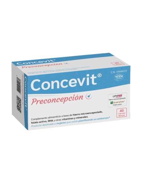 Concevit 40 cápsulas Laboratorios Niam