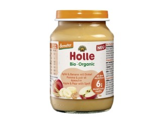 Tarrito de Manzana plátano con espelta 6m+