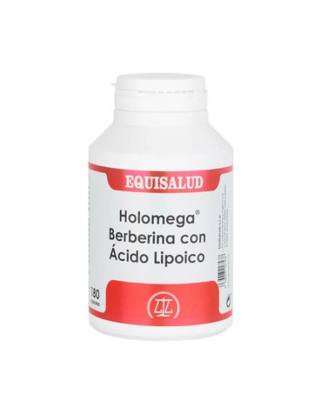Berberina con ácido lipoico Holomega 180 cápsulas Equisalud