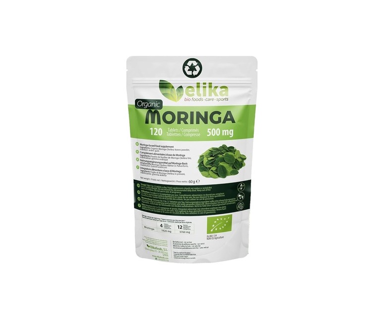 Moringa 120 comprimidos de 500mg Elikafoods