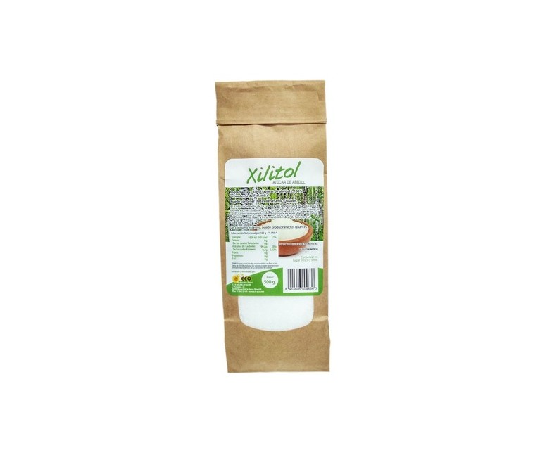 Xilitol azúcar de abedul Bio 500 g de polvo Dream Foods
