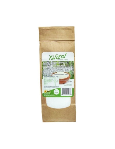 Xilitol azúcar de abedul Bio 500 g de polvo Dream Foods