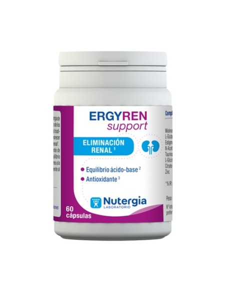 Ergyren support eliminación renal 60 cápsulas Nutergia