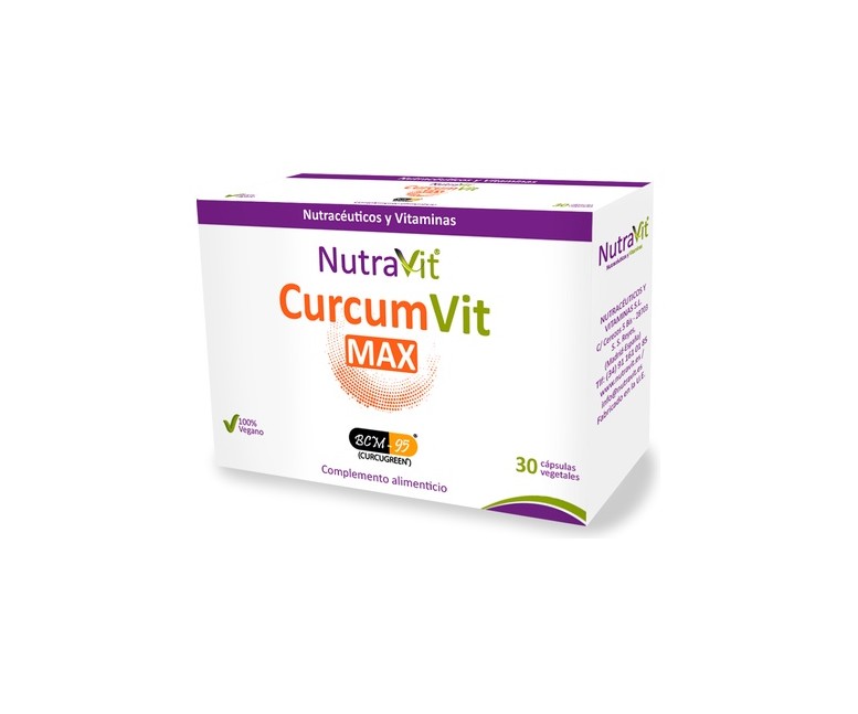 Curcumvit Max BCM-95 30 cápsulas de 720mg NutraVit