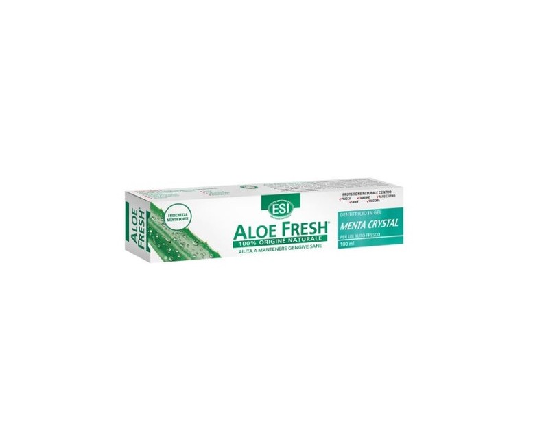 Dentífrico aloe fresh menta cristal 100 ml ESI