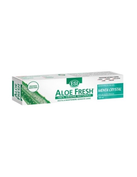 Dentífrico aloe fresh menta cristal 100 ml ESI