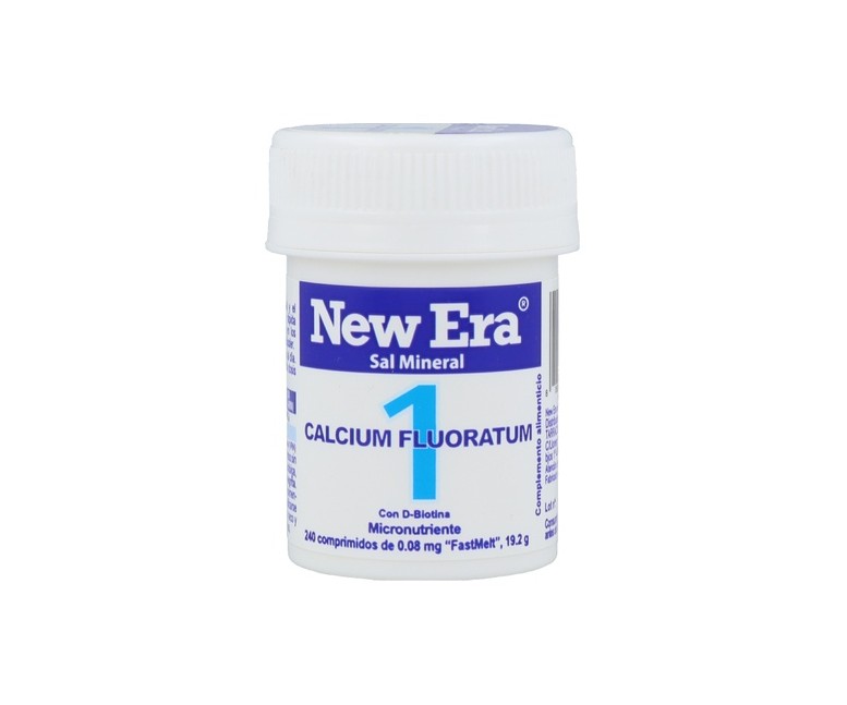 Schüssler 1 Calcium Fluoratum 240 comprimidos sublinguales New Era