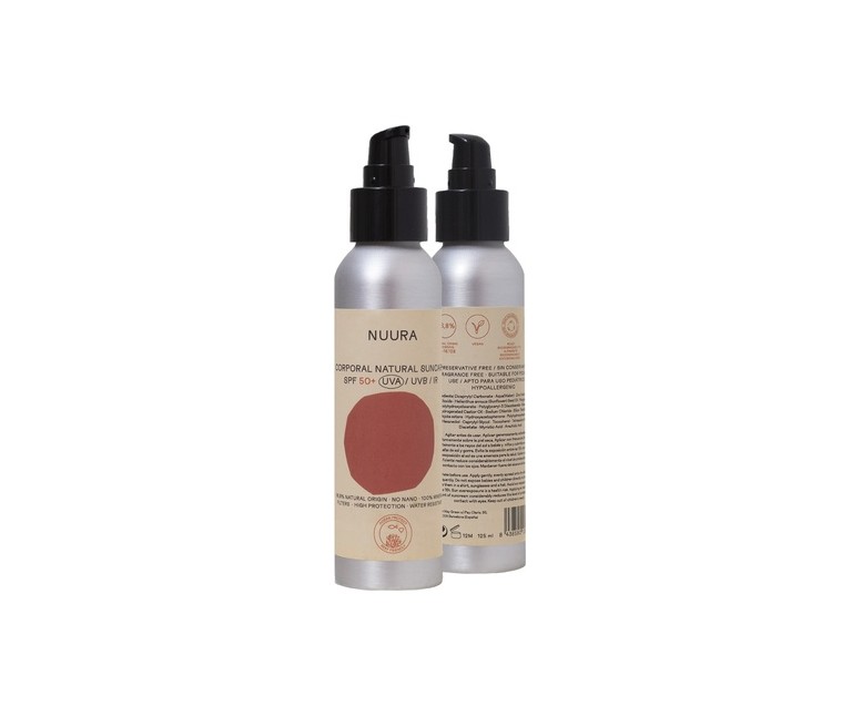 Emulsion solar corporal fluida SPF50 125 ml Nuura