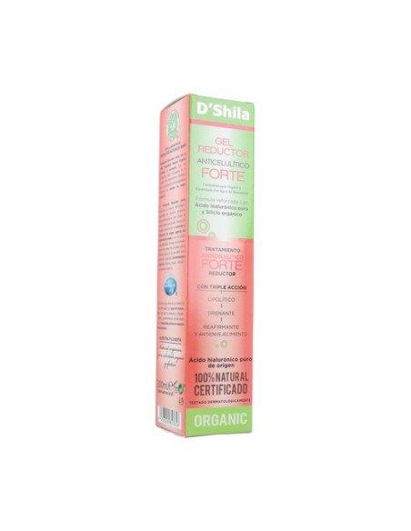 Gel reductor anticelulítico 200 ml de gel D'Shila