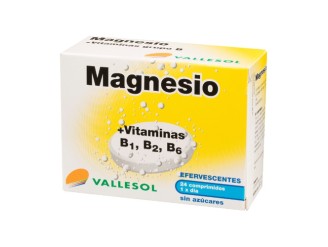 Magnesio y Vitaminas B1,2,6